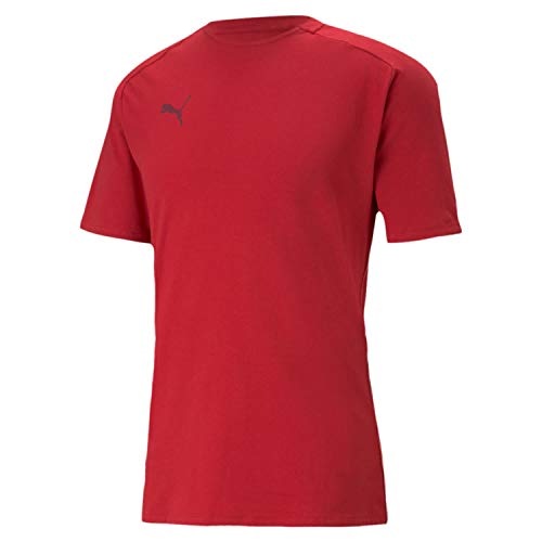PUMA TeamCUP Casuals T-Shirt Herren rot, M (48/50 EU) von PUMA