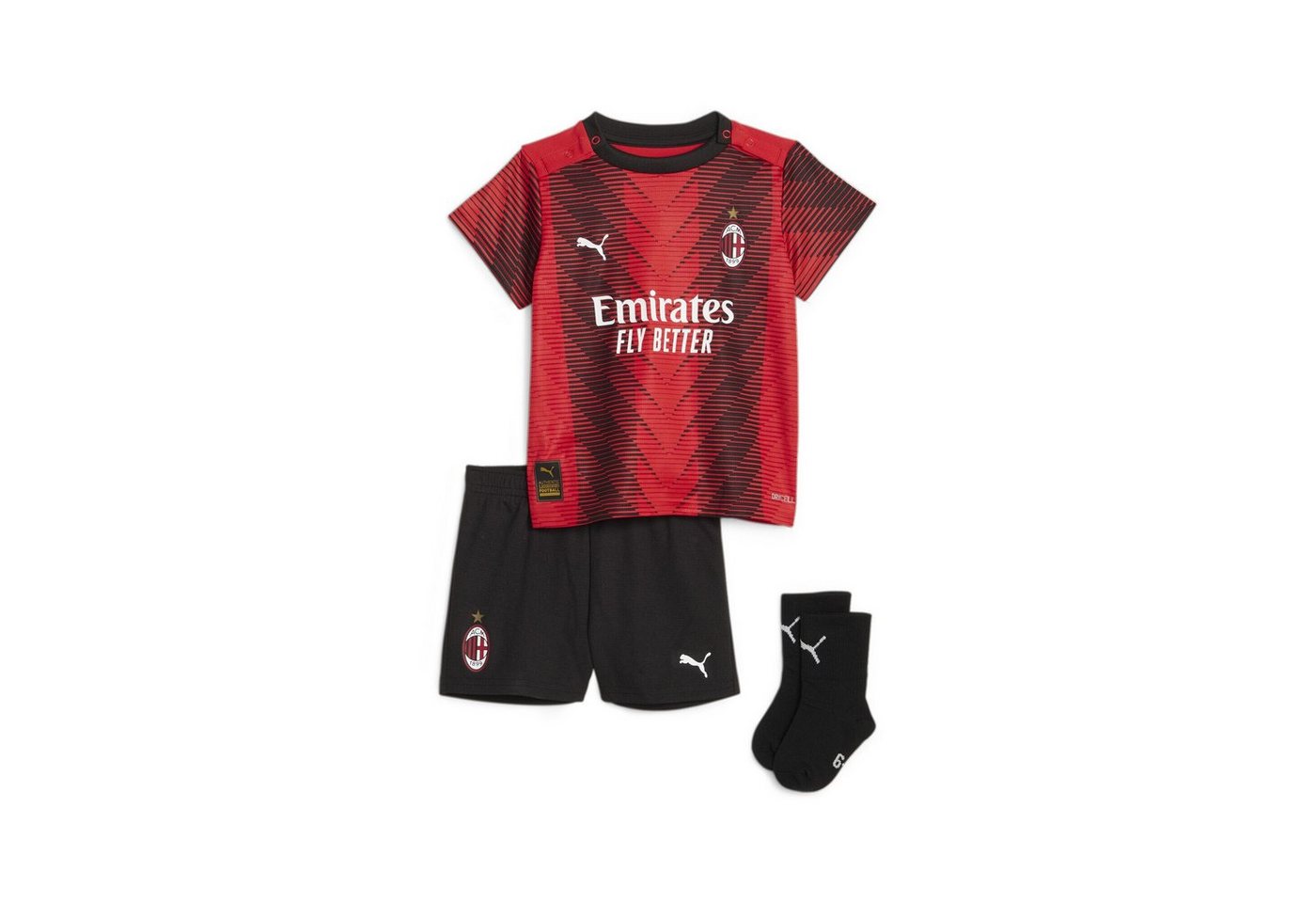 PUMA Trainingsanzug AC Milan 23/24 Heimtrikot Baby-Kit von PUMA