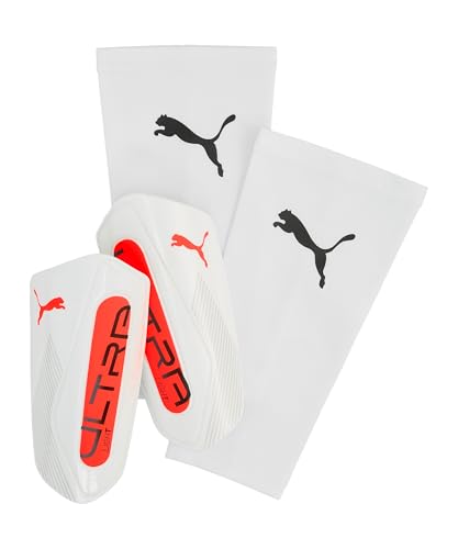 PUMA ULTRA Light Sleeve, Unisex Schienbeinschoner, PUMA White-Glowing Red, XL - 030989 von PUMA