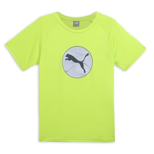 PUMA Unisex Active Sports Graphic Tee B T-Shirt, Lime Pow, 152 EU von PUMA