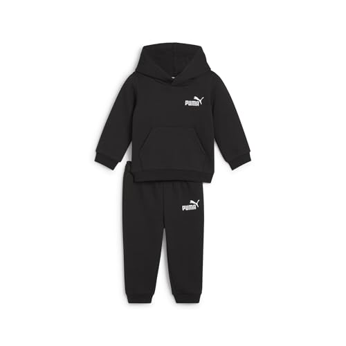 PUMA Unisex Baby Minicats Loungewear Set Fl Inf Gestrickte Anzüge, PUMA Black, 80 EU von PUMA