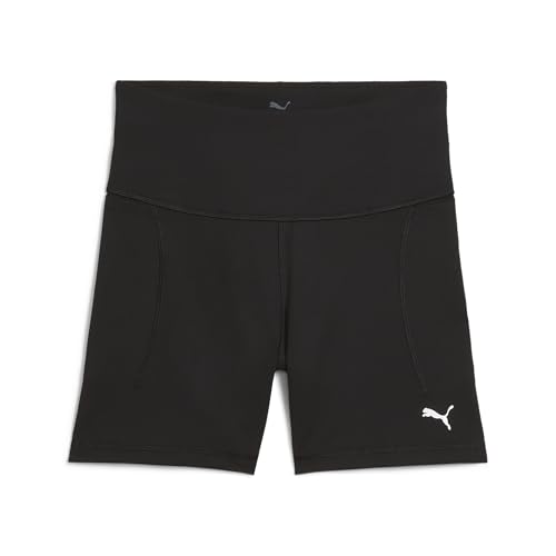 PUMA Unisex CLOUDSPUN HW 5" Tight Short Gestrickte Shorts, PUMA Black-PUMA White, S von PUMA