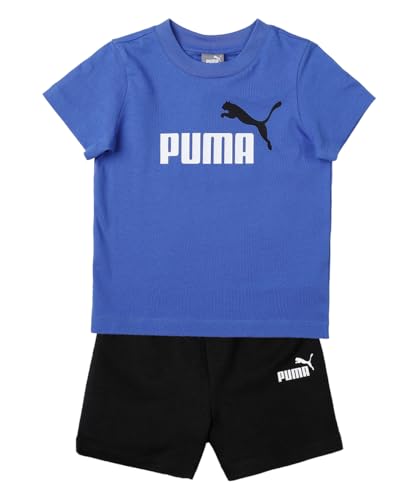 PUMA Unisex Kinder Minicats T-Shirt und Shorts Jogginganzug, Royal Sapphire, 68 von PUMA