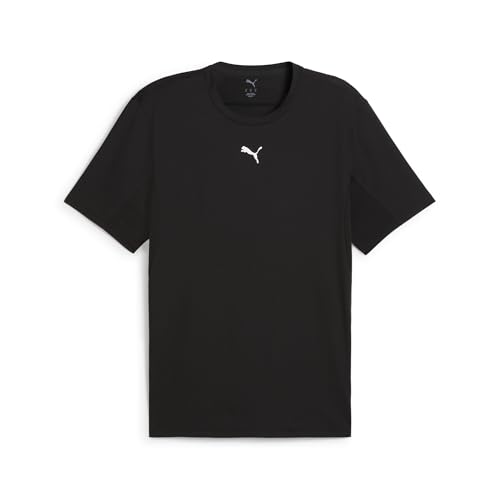 PUMA Unisex M CLOUDSPUN Soft Breathable Tee T-Shirts, PUMA Black, XL von PUMA