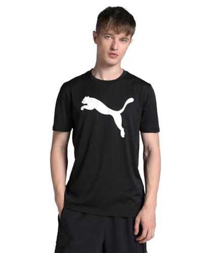 PUMA Unisex M TAD Essentials Solid Cat Tee (CF Big cat) T-Shirts, PUMA Black, von PUMA