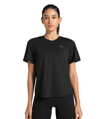 PUMA Unisex Move CLOUDSPUN Loose FIT Tee - Regular Length T-Shirts, PUMA Black, M von PUMA