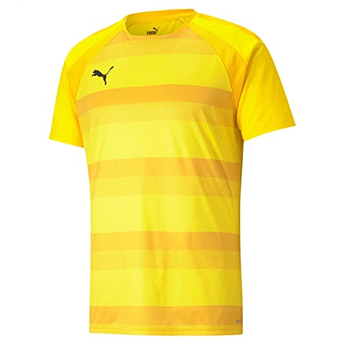 PUMA Unisex Teamvision Jersey T-Shirt, Gelb (Cyber Yellow) -Spect, XL von PUMA