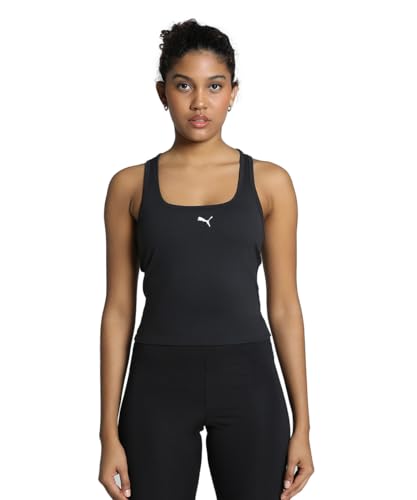 PUMA Unisex W CLOUDSPUN MESH 2in1 Tank Panzer, PUMA Black, XL von PUMA