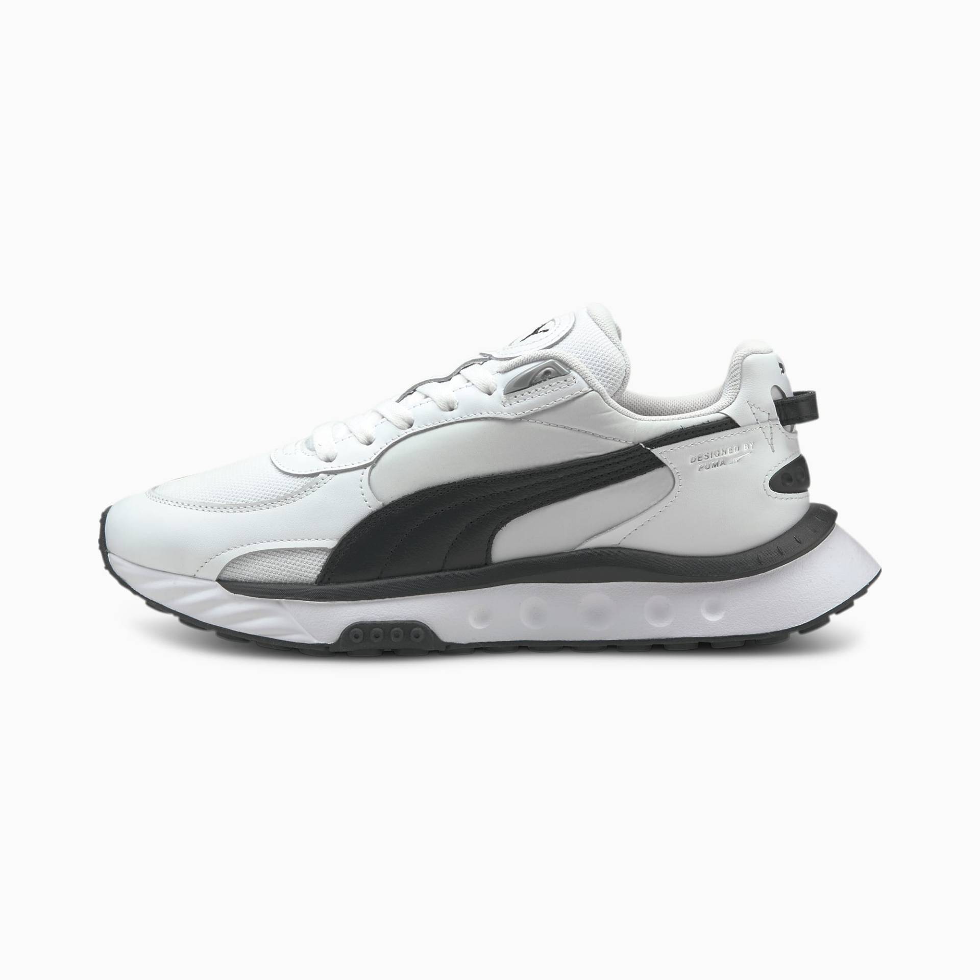 PUMA Wild Rider Route Sneaker Schuhe | Mit Aucun | Weiß/Schwarz | Größe: 42 von PUMA