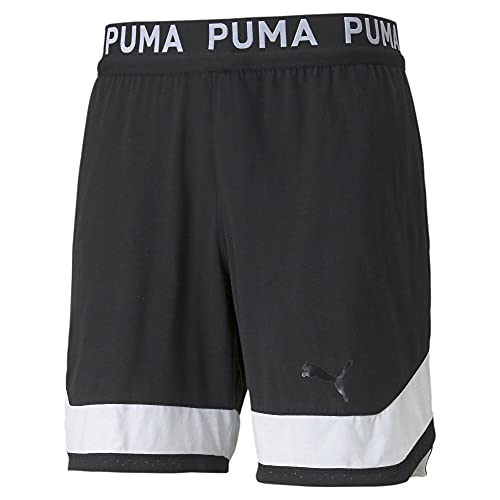PUMA mens Shorts, Puma Black-Puma White, L von PUMA