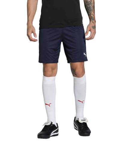 PUMA teamGOAL Shorts, Unisex-Erwachsene Gestrickte Shorts, PUMA Navy-PUMA White, 705752 von PUMA
