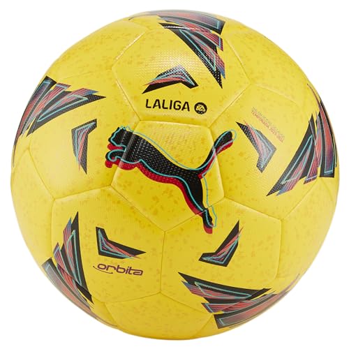 Puma 084108-02 Orbita LaLiga 1 HYB Soccer Ball Unisex Yellow Größe 4 von PUMA