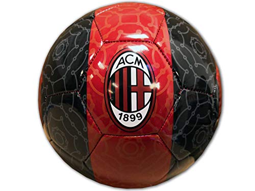 Puma AC Mailand Core Fan Ball rot AC Milan Fußball Training Freizeit ACM, Größe:5 von PUMA