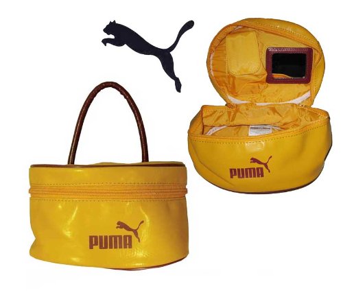 Puma Damen Kosmetiktasche/Handtasche/Ladies Case Yellow von PUMA