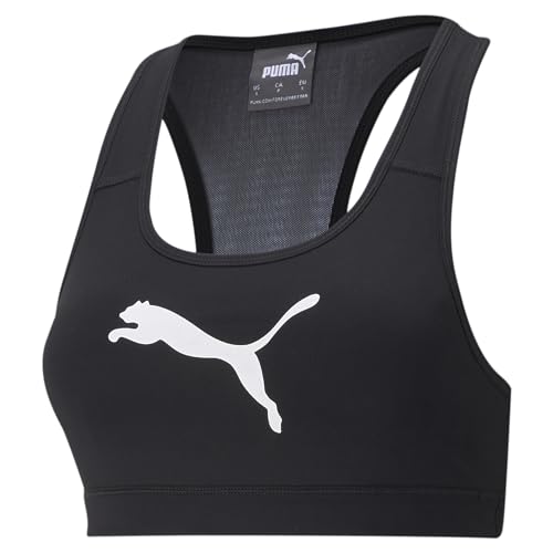 PUMA Damen, Mid Impact 4Keeps Bra Sport Bh, Schwarz, XL von PUMA