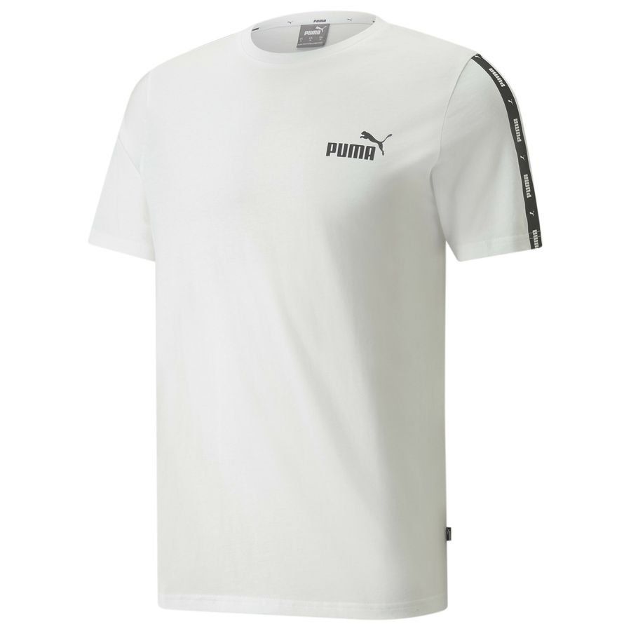 Puma Essentials + T-Shirt mit Logo-Tape von PUMA