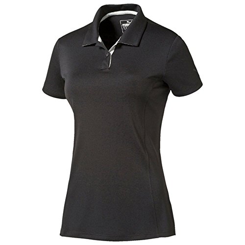 Puma Golf Damen Pounce Poloshirt Cresting Frauen Polo Trainingsshirt schwarz Größe XL von PUMA