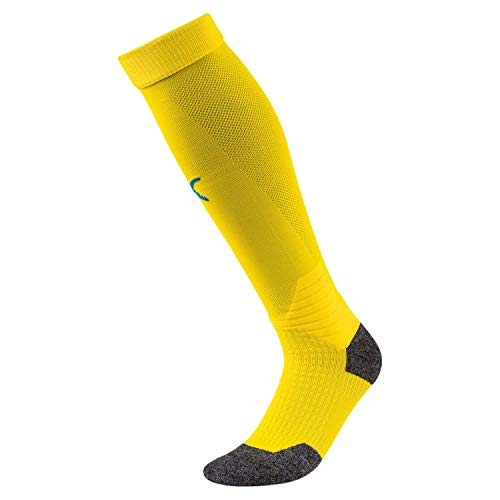 Puma Herren Team Liga Socks, Cyber Yellow-Electric Blue L, 35-38 (Herstellergröße: 2) von PUMA
