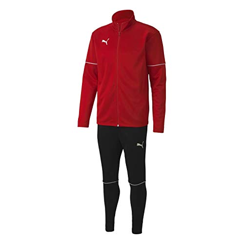 Puma Herren teamGOAL Tracksuit Core Trainingsanzug, Red Black, XXL von PUMA