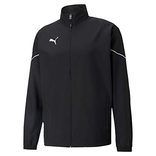 Puma Herren teamRISE Sideline Jacket Trainingsjacke, Black White, L von PUMA