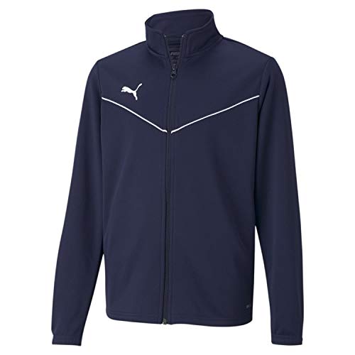 Puma Kinder teamRISE Training Poly Jacket Trainingsjacke, Peacoat White, 176 von Puma