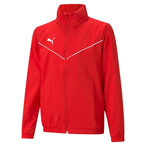 Puma Kinder teamRISE All Weather JKT Jr Windbreaker, Red White, 176 von PUMA