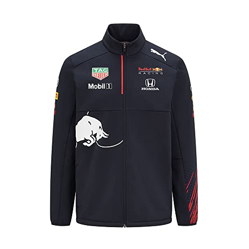 Red Bull Racing Official Teamline Softshelljacke, Herren Large - Original Merchandise von PUMA