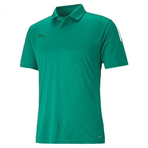 PUMA Herren Teamliga Sideline Polo Shirt, Grün, S EU von PUMA