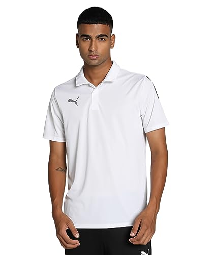 PUMA Herren Teamliga Sideline Polo Shirt , Weiß , L von PUMA