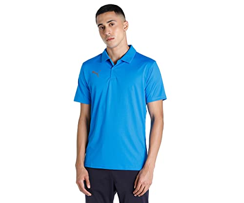 PUMA Herren Teamliga Sideline Polo Shirt, Blau, S von PUMA