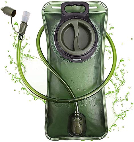 PUNDA Trinkblase 2 Liter BPA-frei für Trinkrucksack - Lecksicherer Wasserreservoir Ersatz für Wandern, Radfahren, Klettern und Laufen von PUNDA