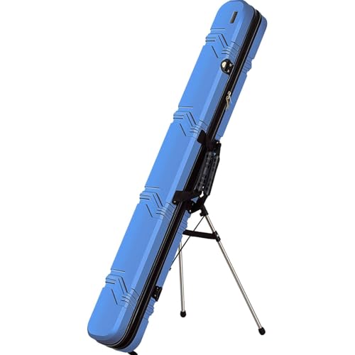 PWZYBXL Tragbare Rutentasche, Wasserdicht Rutenfutteral Mit Abnehmbarem Schultergurt, Leichte Multifunktionaler Angeltasche Angelkoffer-blau-130×14×14cm von PWZYBXL