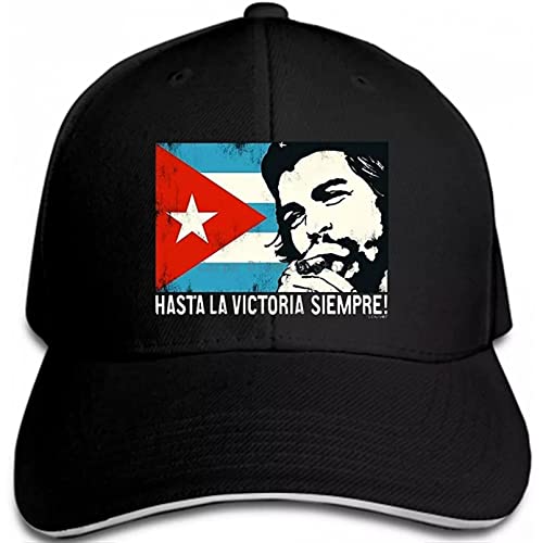 Baseballmütze Baseballmütze Che Guevara Cuban Flag Logo Herrenmütze Navy von PXHDZDG@