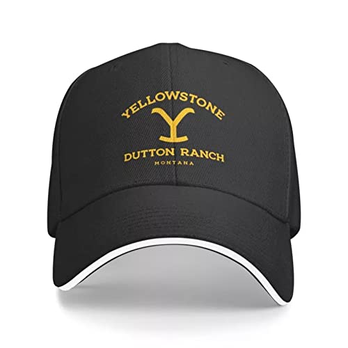 Baseballmütze Fashion Yellowstone Dutton Ranch Baseballmütze für Männer Frauen, verstellbar, für Erwachsene, Film, Film, Papa, Hut, Frühling von PXHDZDG@