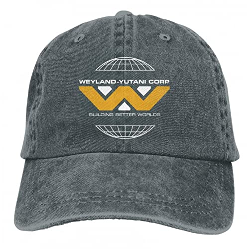 Unisex Denim Hat Weyland Yutani Corp Baseball Cap Atmungsaktive Sportkappe Einstellbare Hip Hop Hat für Jagd Tennis von PXHDZDG@
