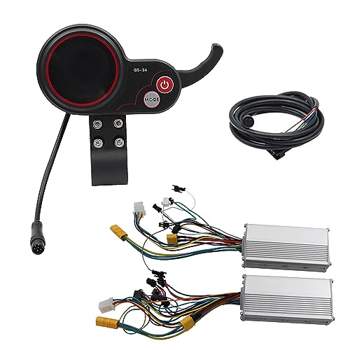 Paaruter QS-S4 Daumengas-LCD-Display 36V-60V 6PIN + 48V 800W Dual Drive Controller für Zero 8 9 10 8X 10X Elektroroller-Teile von Paaruter