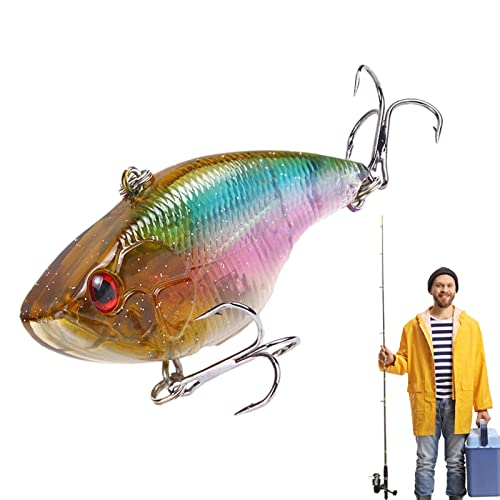 Angelköder Bass – Realistische Hautfischen – Angelköder für Schwimmköder für Forellenbarsch mit Balance-Design des Schwerpunkts Pacienjo von Pacienjo