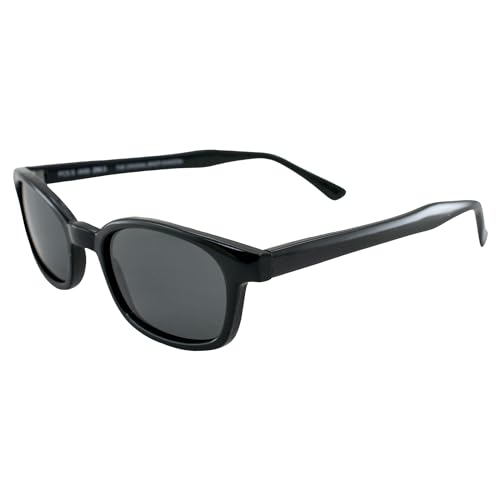 X-kd's 1019 Sonnenbrille, Polarisiert, Gr. L, Gläser: Grau von Pacific Coast