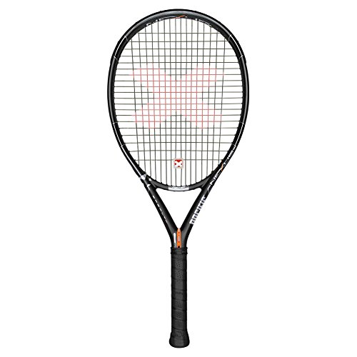pacific Tennisschläger BX2 Nexus - unbespannt mit Hülle, schwarz/ chrome, 1: (4 1/8), PC-0133-13.01.10 von Pacific