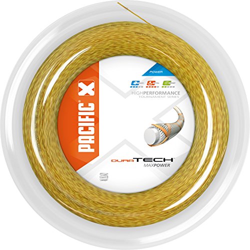 pacific Tennissaite Dura Tech - 200m-Rolle, gold, 1.32mm/16, PC-2134.74.01 von Pacific