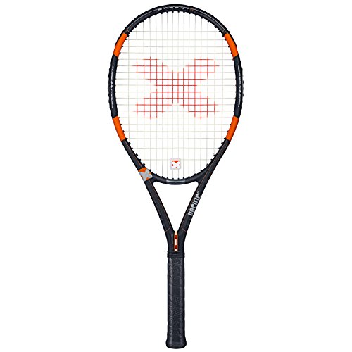 pacific Tennisschläger Raptor - bespannt mit Hülle, schwarz/ orange, 2: (4 1/4), PC-0114.02.11 von Pacific