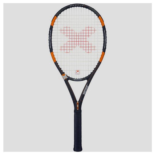 pacific Tennisschläger Raptor - unbespannt - mit Hülle, schwarz/ orange, 5: (4 5/8), PC-0114.05.10 von Pacific