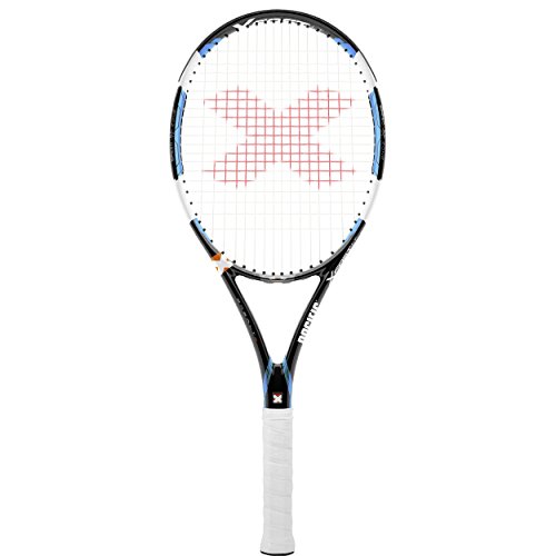 pacific Tennisschläger BX2 X FAST LT - unbespannt mit Hülle, schwarz/ chrom blau, 4: (4 1/2), PC-0062-13.04.10 von Pacific