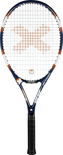 pacific Tennisschläger X Power - bespannt - mit Hülle, dunkelblau/ weiss, 5: (4 5/8), PC-0176-13.05.11 von Pacific