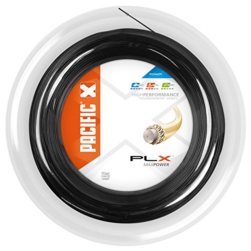 pacific Tennissaite PLX - 200m-Rolle, schwarz, 1.28mm/16L, PC-2202.74.12 von Pacific