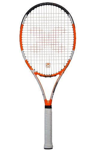 pacific Tennisschläger X FORCE Lite - unbespannt - mit Hülle, orange/ weiss, 3: (4 3/8), PC-0076.03.10 von Pacific
