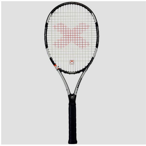 pacific Tennisschläger X FORCE Pro - unbespannt - mit Hülle, schwarz/ weiss, 5: (4 5/8), PC-0065.05.10 von Pacific