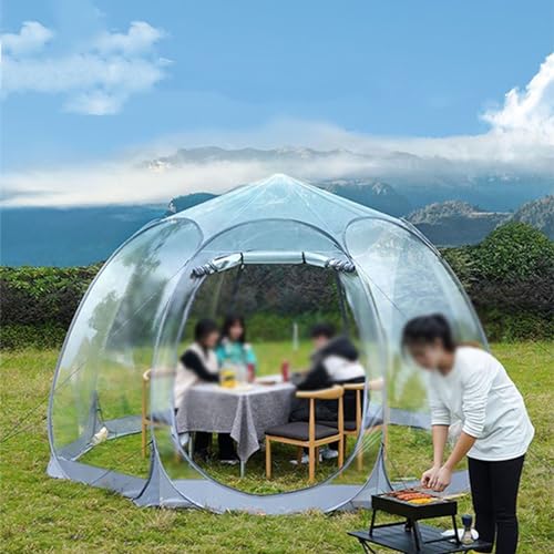 3 M/3,6 M Großes Pop-up-Campingzelt Für Den Außenbereich, 540 Grad Vollständig Transparenter, Nicht Toter Eckpavillon von PacuM