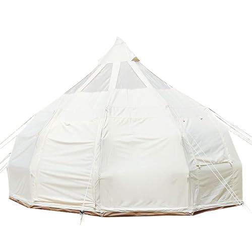 Outdoor Canvas Zelt 5 M / 900D Oxford Fabric 4 Seasons Luxury Large Glamping Yurt Tent Für Camping, Wandern, Party von PacuM