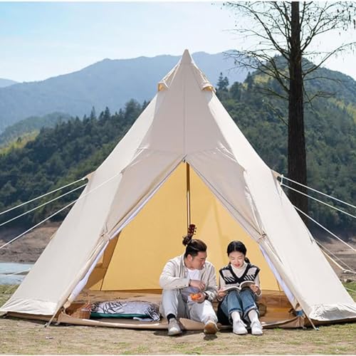 Pyramidenzelt Leichtes Camping-Tipi-Zelt Für Bergsteiger-Camping 5-8 Personen Familien-Camping-Tipi-Zelt von PacuM